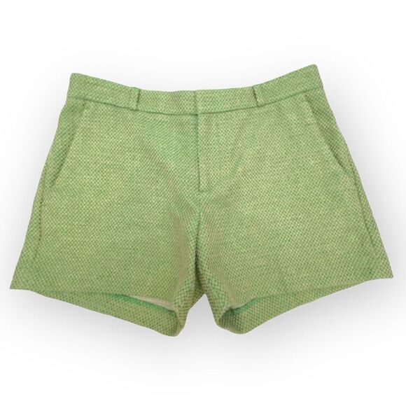 Banana Republic Green Tweed Shorts - Picture 1 of 10